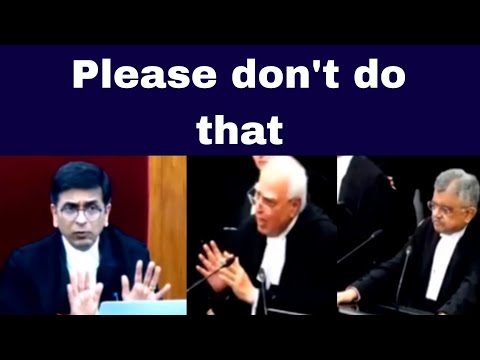 Kapil Sibal to CJI DY Chandrachud, Supreme court