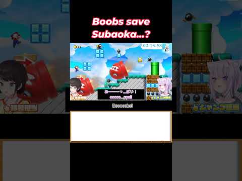 【Learn Japanese with Hololive clip | Jp/Eng sub】Boobs save Subaru and Okayu...? #shorts