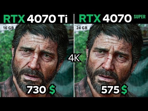 RTX 4070 Ti vs RTX 4070 SUPER : 4K GAMING TEST