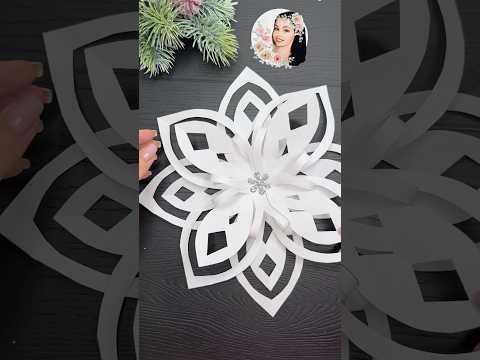 WoW! ❄️ Easy Paper Christmas Decorations 2024 Snowflake