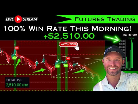 100% Win Rate Trading NQ Futures [+$2,510 This Morning]