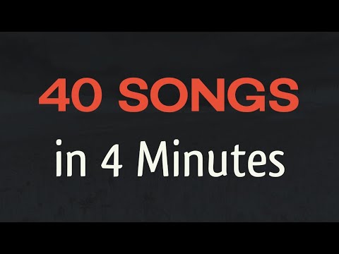 40 SONGS in 4 MINUTES (Kuya Bryan - OBM)