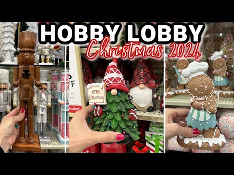 GET IT BEFORE IT'S GONE!! HOBBY LOBBY CHRISTMAS DECOR 2024 | Must Buy Christmas Decor at Hobby Lobby