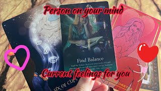 Person on your mind : Current Feeling/emotions of your person💞🫣Hindi tarot card reading