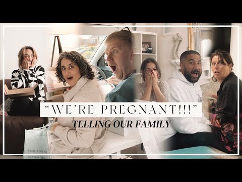 TELLING FAMILY & FRIENDS WE ARE PREGNANT *VERY EMOTIONAL*