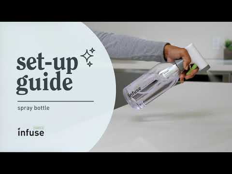 Casabella Infuse: Spray Bottle Set-Up Guide