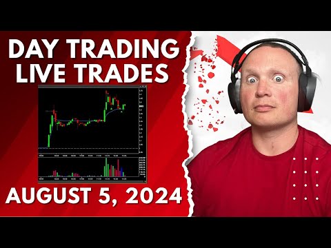 Live Day Trading - Bloody Market Monday #daytrade #stocks