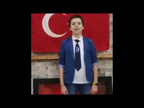 OKULUMDAKİ YARIŞMA İÇİN İSTİKLAL MARŞININ 10 KITASINI DA OKUDUM 🇹🇷