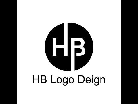 HB Logo Design  Illustrator tutorial