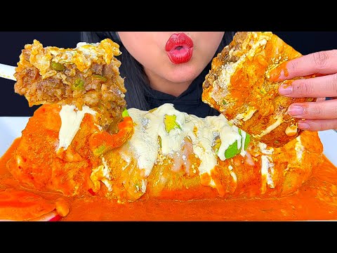 ASMR GIANT WET BURRITO | MUKBANG | EATING SOUNDS | ASMR PHAN