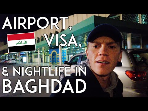 What It's Like Arriving in BAGHDAD, IRAQ (Airport, Visa, & Baghdad at Night)