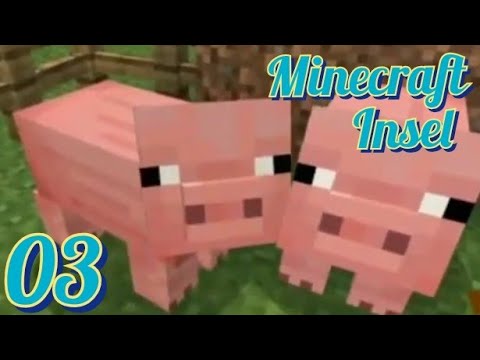 Klari spielt mit Schweinen 🏝️ Minecraft Insel #3