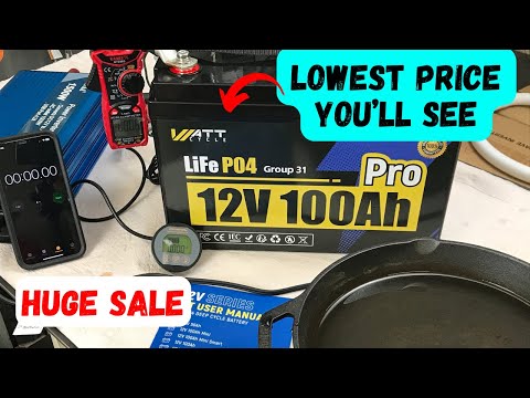 Unleashing the Power of the WattCycle 12V 100Ah Pro Group 31 LiFePO4 Battery