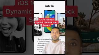 Animated weather lock screen in #iOS16 🌧 #tailormadetech #ios16features #ios16beta #ios16beta1