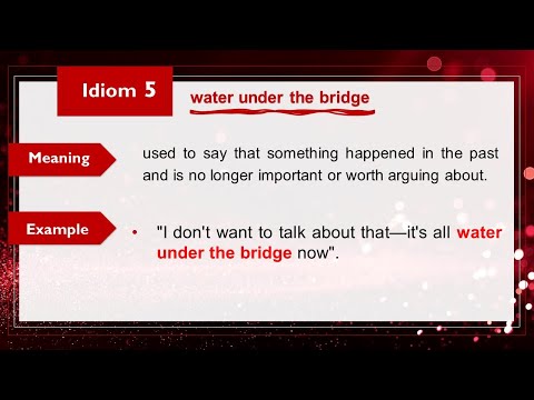 Learn 5 English Idioms | Lesson 4 with definitions and examples