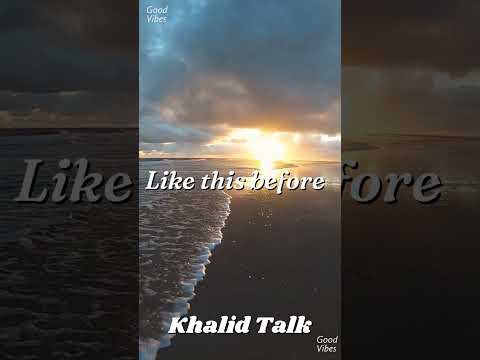 Talk Lyrics pt 2 #shorts #music #lyrics #khalid #talk #viral  #music #fypシ #fy