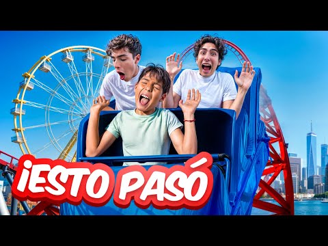 24 HORAS EN PARQUE DE DIVERSIONES 😱🎡 *muchos gritos* 🤣 | Leo Study