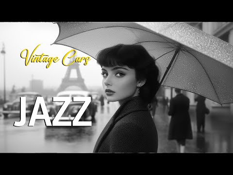 Swing Jazz in Paris 🎷 Drive Through 1930s Elegance with Vintage Cars & Big Band Classics