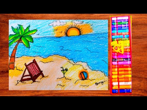 Summer seenry: summer season drawing ll #seenry #viral .