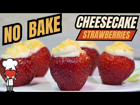 The Easiest No Bake Cheesecake Strawberry Bites Recipe, Fast & Delicious