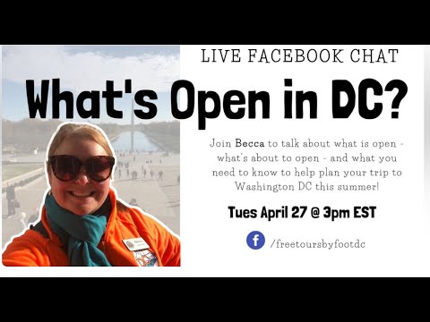 What's Open in DC? LIVE May 2021 Update