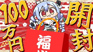 【福袋】2025新春！伝説の100万円福袋開封祭り！！！！！！！！！！！！ぺこ！【ホロライブ/兎田ぺこら】