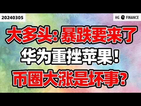 大多头Tom Lee发出警告!【2024/3/5】美股 | 投资 | 股票 | 猴哥财经