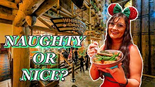 Disney's Wilderness Lodge WILD Christmas Dinner 🐎 Whispering Canyon Cafe food review