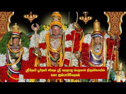 ஸ்ரீதேவி பூதேவி சமேதா ஸ்ரீ வரதராஜ பெருமாள் கோவில் மகா கும்பாபிஷேகம் - Peppers TV