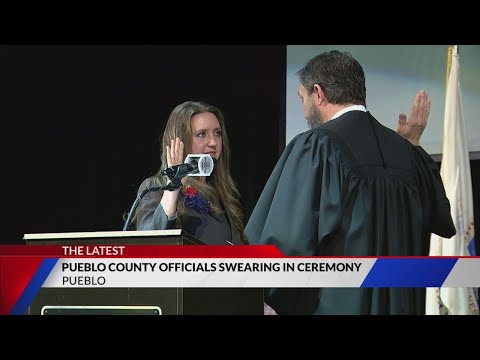 Newly elected Pueblo, El Paso County officials sworn in