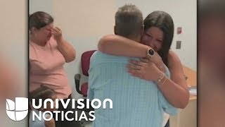 Así fue el conmovedor reencuentro entre un padre y sus hijas tras vivir por varios años en la calle