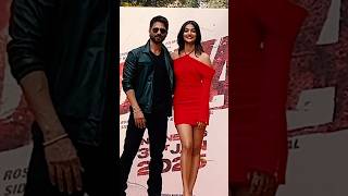 Shahid Kapoor and Pooja Hegde attend ‘Deva’ trailer launch #shorts