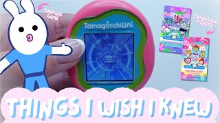 Tips I wish I knew before buying a TamagotchiUni (IT TURNS OFF!) ⟡ ݁ . ⊹ ₊