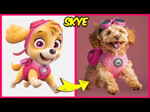 Paw Patrol Characters in REAL LIFE 🐶 + Guess The Paw Patrol Characters by Voice 🔊😍👮