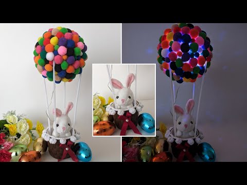 DIY Hot Air Balloon Easter Decoration l l Easter Craft decoration idea made with simple materials