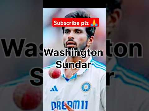 Washington Sundar the undaratted all rounder #shorts #cricket #music #indiancricketer #washington