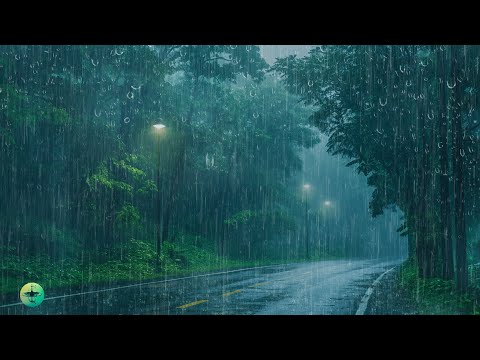 Rain Sounds for Sleeping - Heavy Rain & Terrible Thunder Sounds at Night to Deep Sleep, Relax, ASMR