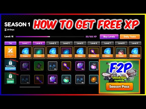 HOW TO GET *FREE* XP IN ANIME CHAMPIONS SIMULATOR SEASON ONE BATTLEPASS | ROBLOX