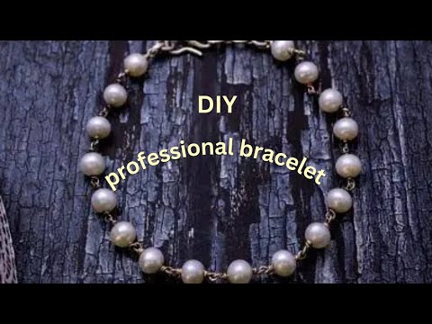 How to make A Beaded Elastic Bracelet,NO GLUE, PROFESSIONAL METHOD, DIY Bracelet