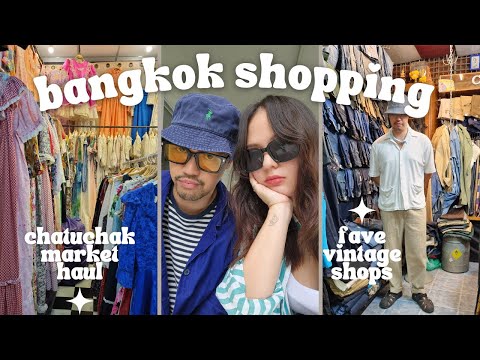 Bangkok Travel Vlog 🇹🇭  Let's Go Vintage Shopping at Chatuchak Weekend Market Thailand (2023)