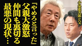 小泉進次郎の総理出馬に父・小泉純一郎が大激怒…党内でも離反者相次ぐ現状に追い詰められた真相に言葉を失う！！一時当確と言われていた進次郎が急下落、父親が否定した理由が…【芸能・政治】