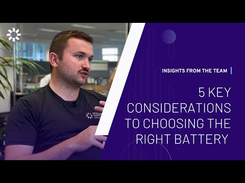 5 Key Considerations to Choosing the Right Battery: Insights From The Team