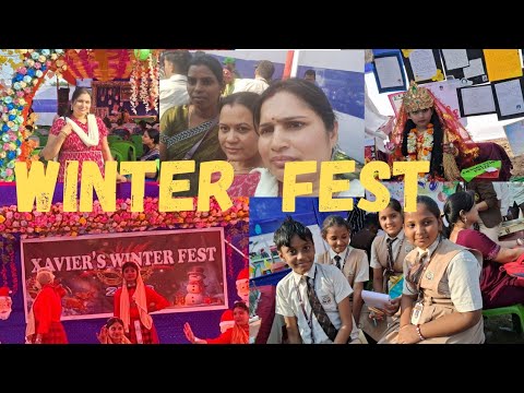 WINTER FEST IN ST. XAVIER'S HIGH SCHOOL CHARAMPA BHADRAK #school #food #dance