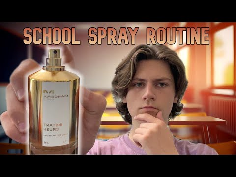 The PERFECT fragrance spray routine for school