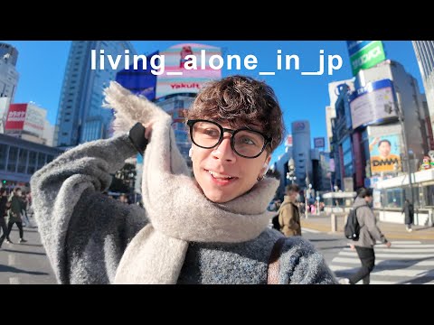 life back in japan 🍵  new camera, apartment shopping, haircut, cafe, 7-11, work updates