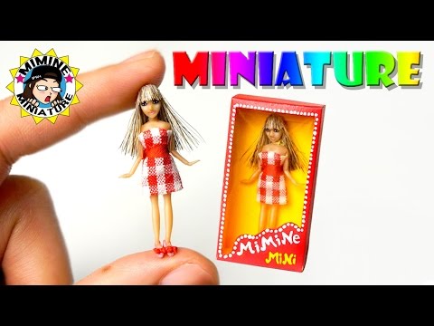 [ENG]  Miniatures Barbie Doll - MIMINE MINIATURE