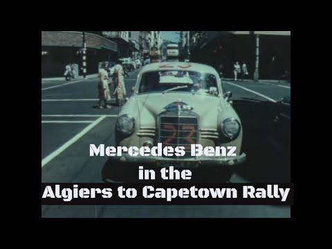 “ MERCEDES BENZ IN THE ALGIERS TO CAPE TOWN RALLY ”  1959 TRANS-AFRICAN AUTOMOBILE RACE GG45005