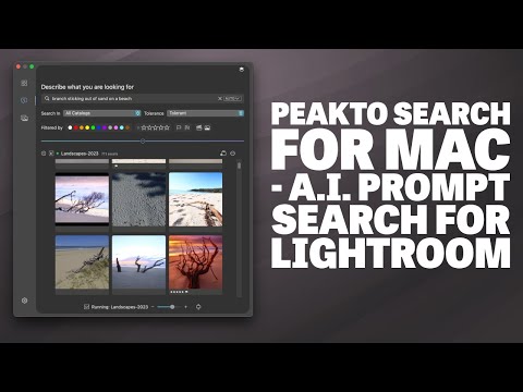 Peakto Search for Mac Reviewed - A.I. Prompt Conversational Search for Lightroom