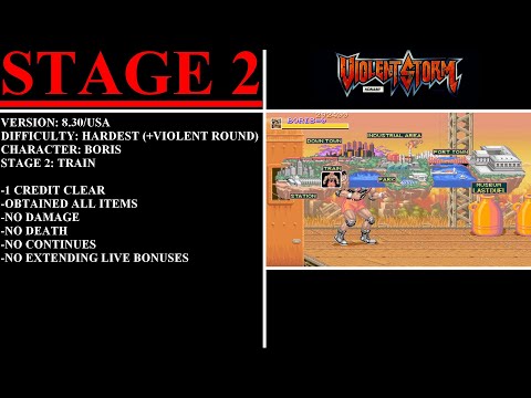 Violent Storm [v8.30/USA] (Arcade) - (Stage 2 | Hardest Difficulty + Violent Round)