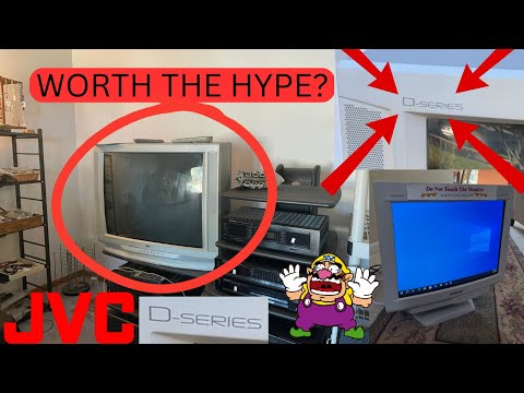 JVC D-Series CRT TV Find And Sony 420GS Monitor Estate Sale CRT Finds